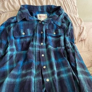 Button down flannel shirt